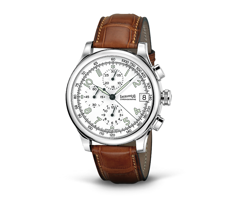 De EBERHARD TRAVERSETOLO CHRONO MTE3105150821 is een stijlvolle polshorloge met een kastgrootte van 43 mm. Het heeft een datumfunctie, is waterdicht tot niveau 5 en hypoallergeen. De bruine horlogeband straalt elegantie uit. Draag dit horloge bij zowel zakelijke als casual outfits voor een verfijnde uitstraling. Perfect voor elke gelegenheid.