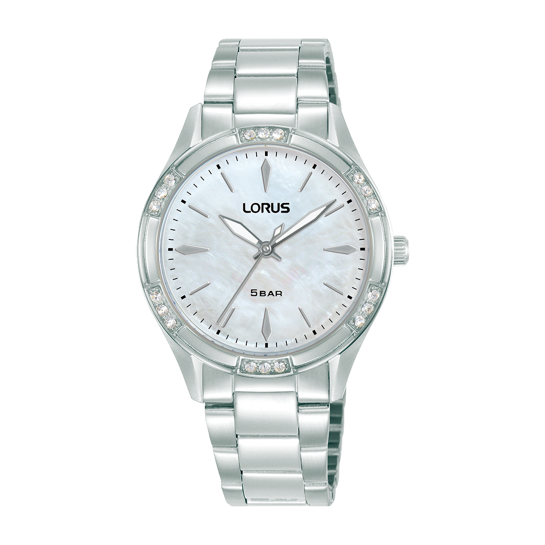 Lorus stalen horloge, model RG203ZX9, is een stijlvol analoog polshorloge met een ronde metalen kast en een zilverkleurige metalen band. De lichtblauwe wijzerplaat en mineraalglas maken het elegant. Het horloge heeft een quartz uurwerk en geen datumfunctie. Perfect te dragen bij formele en dagelijkse outfits voor een tijdloze uitstraling.