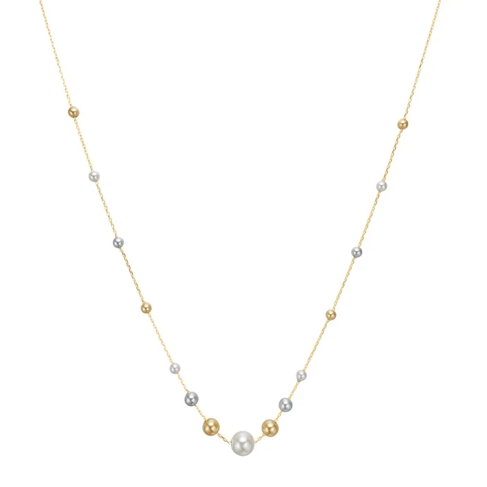 Erleben Sie die Eleganz der Vergoldet Silber Halskette grau TIFFANYNOR. Besticht durch ihr zeitloses Design. Eigenschaften: Kategorie: Schmuck, Typ: Halskette, Zustand: Neu. Tragen Sie diese edle Halskette als stilvolles Accessoire zu formellen Anl&auml;ssen oder verleihen Sie Ihrem Alltagslook einen Hauch von Raffinesse. Ideal zu Hemdblusen oder eleganten Kleidern.