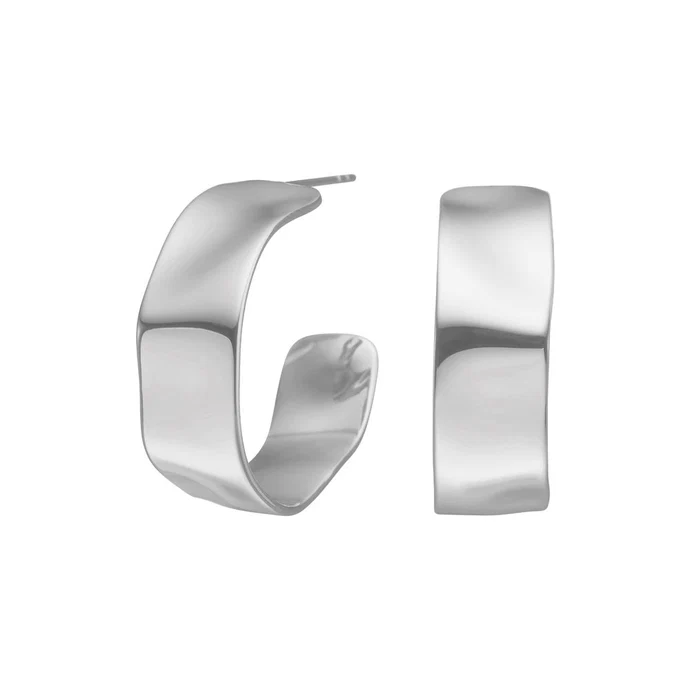 Die Stahl Creolen ONDA, sind elegante Creolen aus hochwertigem Stahl. Sie sind neu und als Ohrstecker klassifiziert. Diese vielseitigen Creolen passen perfekt zu formellen und informellen Anl&auml;ssen. Sie lassen sich ideal mit einem Hochsteck- oder Kurzhaarschnitt kombinieren, um die Ohrstecker optimal zur Geltung zu bringen.