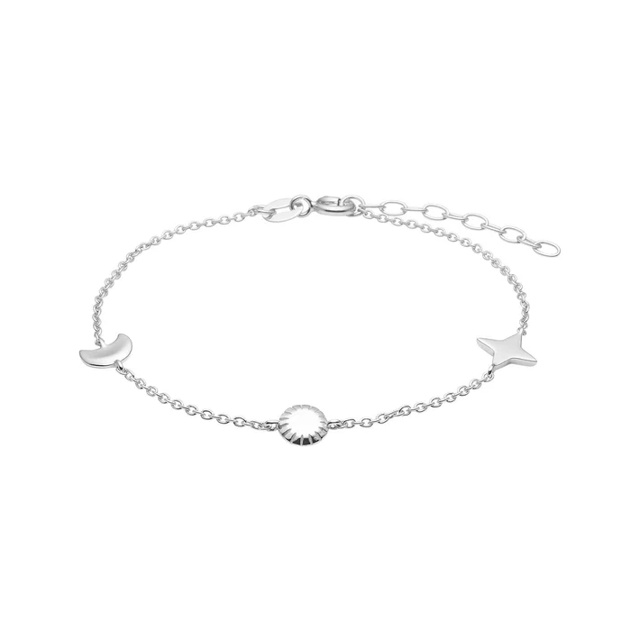 Das Rhd. Silber Armband UNIVERSE52,  besticht durch sein edles Design als Tennisarmband. Ideal f&uuml;r elegante Anl&auml;sse, kann es solo oder in Kombination mit anderen Schmuckst&uuml;cken getragen werden. Tragen Sie es am besten am Handgelenk, um einen stilvollen Akzent zu setzen. Perfekt f&uuml;r modebewusste Schmuckliebhaber.