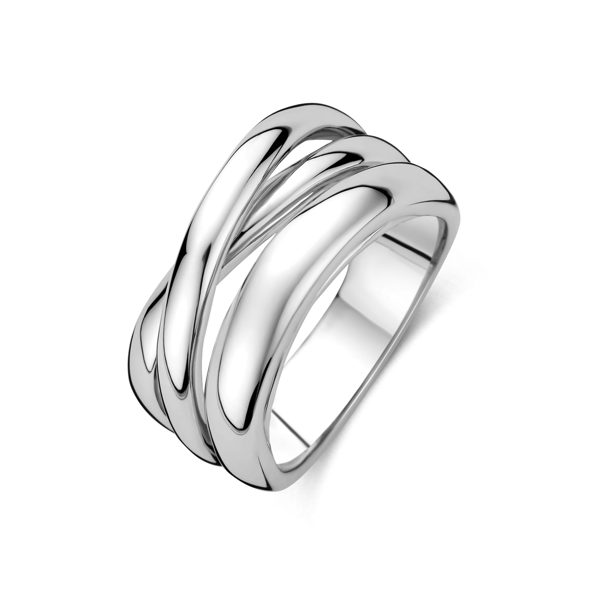 De Zilveren Dames Ring 3 Grof-Baans, is een elegante ring met een gewicht van 8,1 gram. Met een breedte van 10,5 mm en een maat 19, biedt deze rhodium-plated ring een prachtige glans. Perfect voor dagelijks gebruik of speciale gelegenheden. Combineer met andere sieraden voor een verfijnde look.