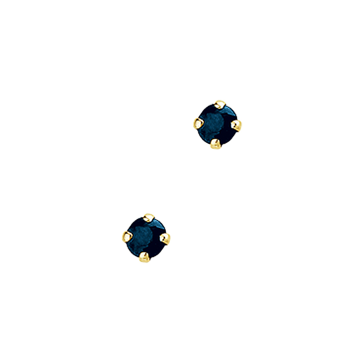 Chique geelgouden oorknoppen uitgevoerd met een schitterende saffier van 3mm in diameter. De oorknoppen voegen een subtiele hoeveelheid glamour toe aan iedere outfit. Tip: Leuk om kado te geven! Zie je ze al stralen?