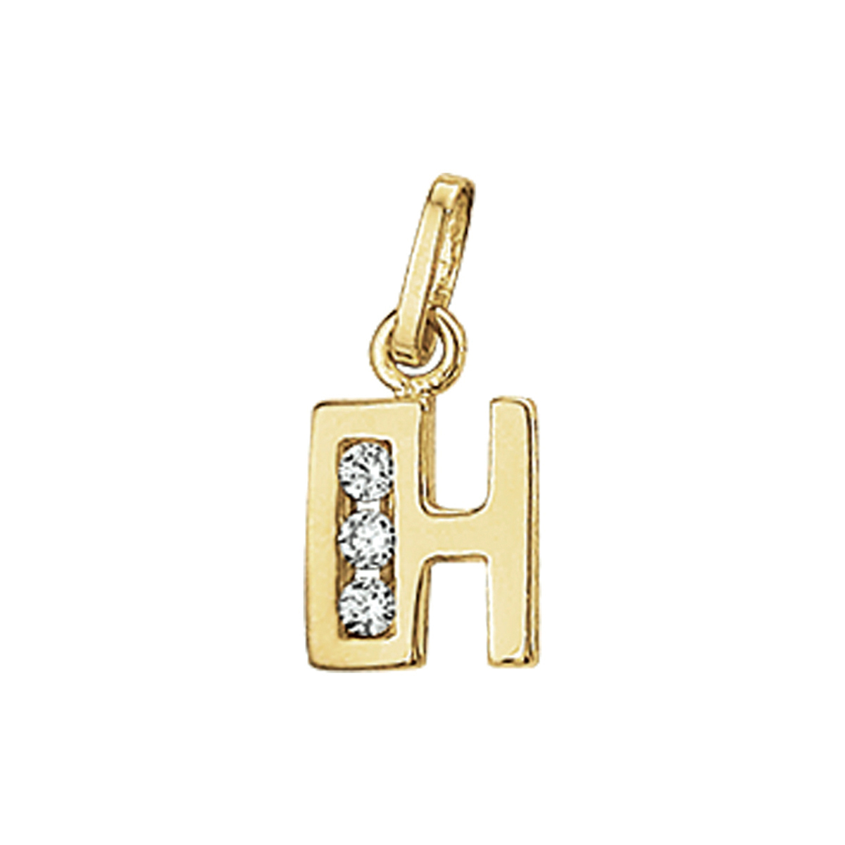 Creeer een heel persoonlijk collier met deze zirkonia letter hanger. Kies de initialen van een dierbare je geliefde of misschien wel gewoon die van jezelf!&nbsp;