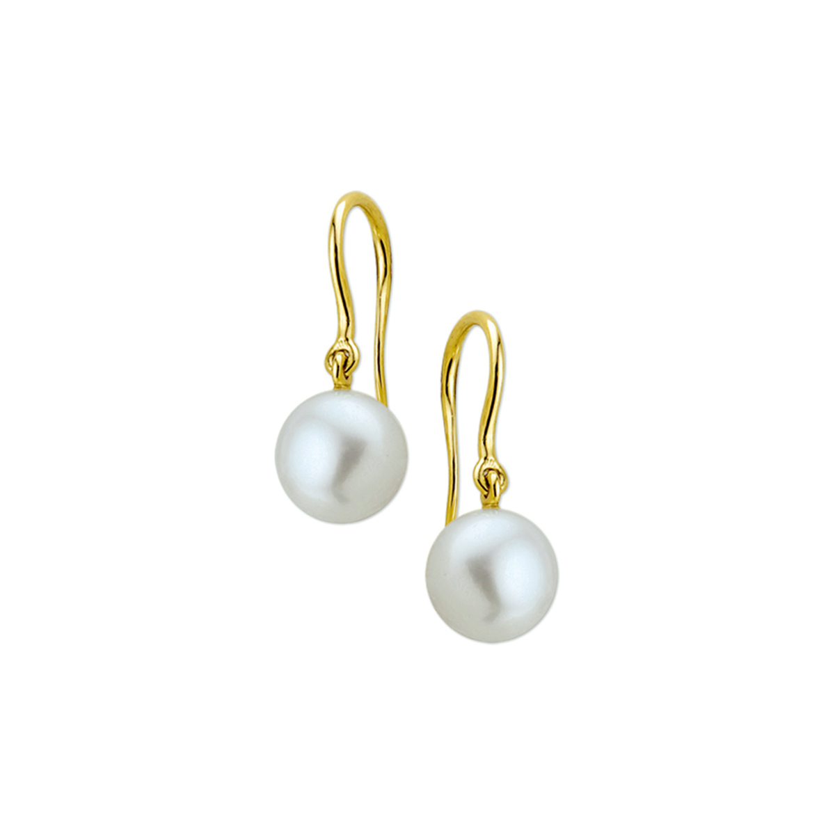 oorhangers parel franse haak 14K geelgoud
