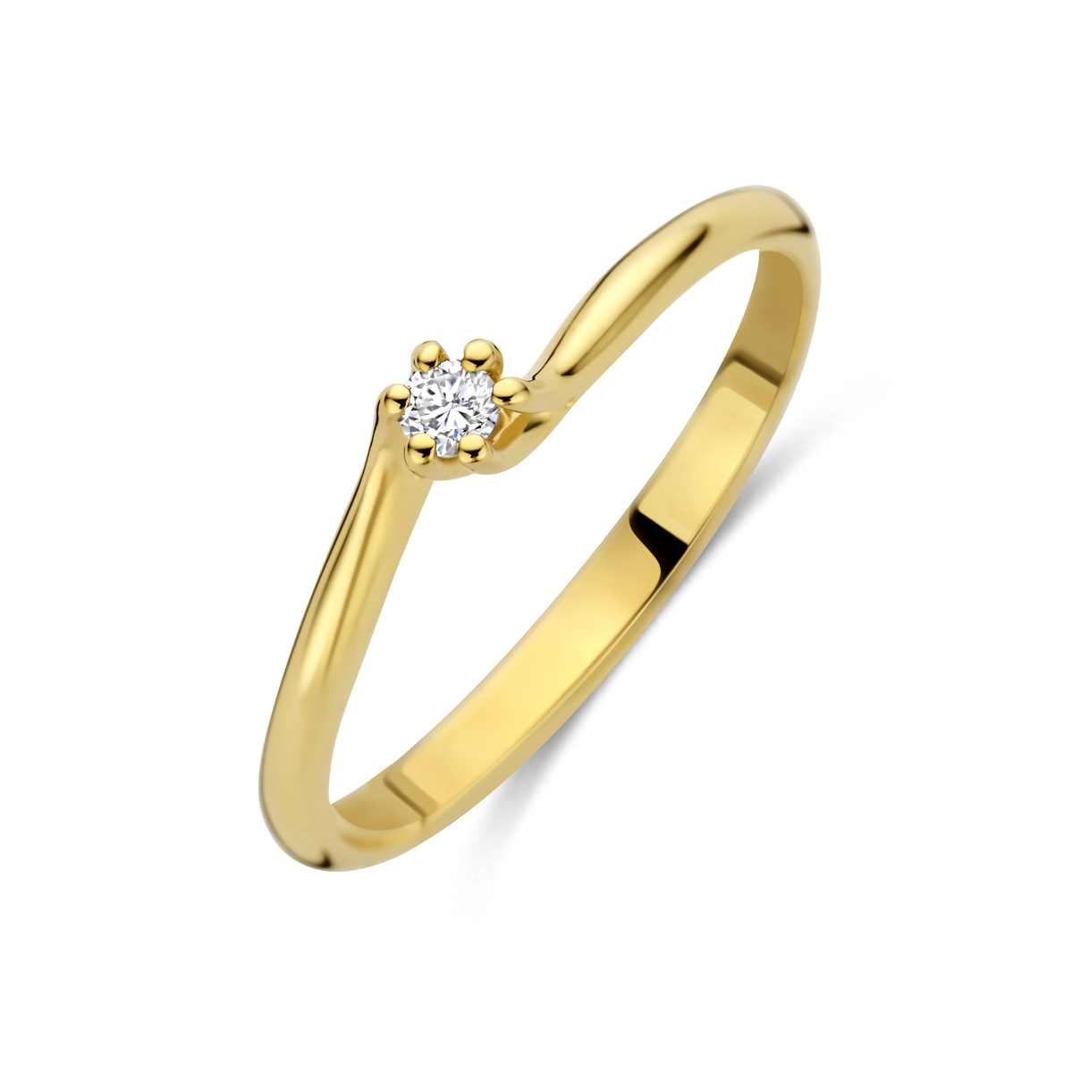 ring lab grown diamant 0.05ct g vs Uw opmerking: v.vadiem