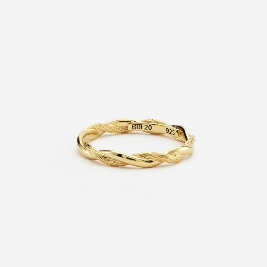 Stacking Ring Katja Twist Gold Vermeil