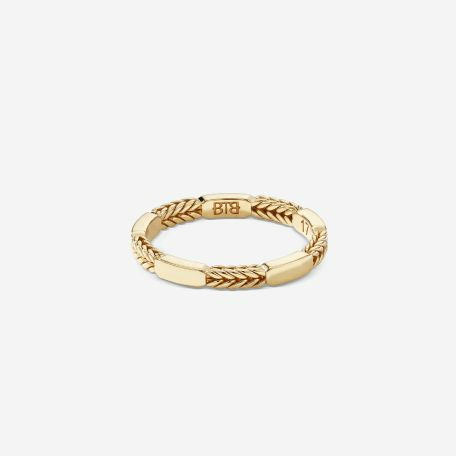 Buddha to Buddha Stacking Ring Barbara Mix Gold Vermeil