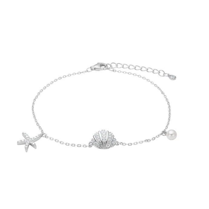 Das rhodinierte Silberarmband SELINANOR  ist ein elegantes Tennisarmband aus der Kategorie Schmuck. Es ist neu und besteht aus hochwertigem Silber. Tragen Sie es am besten alleine oder kombiniert mit anderen zarten Armb&auml;ndern, um einen stilvollen Look zu erzielen. Perfekt f&uuml;r besondere Anl&auml;sse oder den t&auml;glichen Glamour.