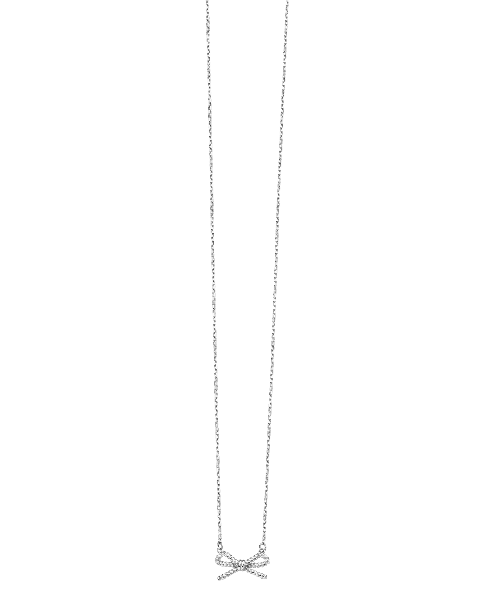 Das Collier Silber Schleife Weihnachtsprospekt 2026, Modellnummer 26-428, besticht durch seine exquisite Fertigung aus 925er Sterlingsilber. Mit einer L&auml;nge von 450 mm eignet sich die Halskette ideal, um eleganten Outfits eine stilvolle Note zu verleihen. Tragen Sie es zu gehobenen Anl&auml;ssen oder als Highlight f&uuml;r Ihr Alltagsoutfit. Ein wahres Schmuckst&uuml;ck f&uuml;r jede Gelegenheit.
