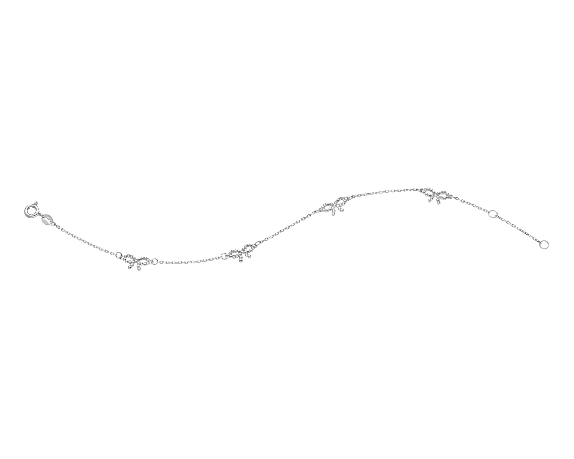 Das Produkt Armband Silber Schleife, Modellnummer 26-429, ist ein elegantes Schmuckst&uuml;ck aus 925er Sterlingsilber mit einer L&auml;nge von 190 mm. Ideal f&uuml;r den t&auml;glichen Gebrauch oder besondere Anl&auml;sse. Tragen Sie es allein f&uuml;r einen subtilen Look oder kombinieren Sie es mit anderen Armb&auml;ndern f&uuml;r einen modischen Layering-Effekt. Perfekt als Geschenk oder f&uuml;r sich selbst.
