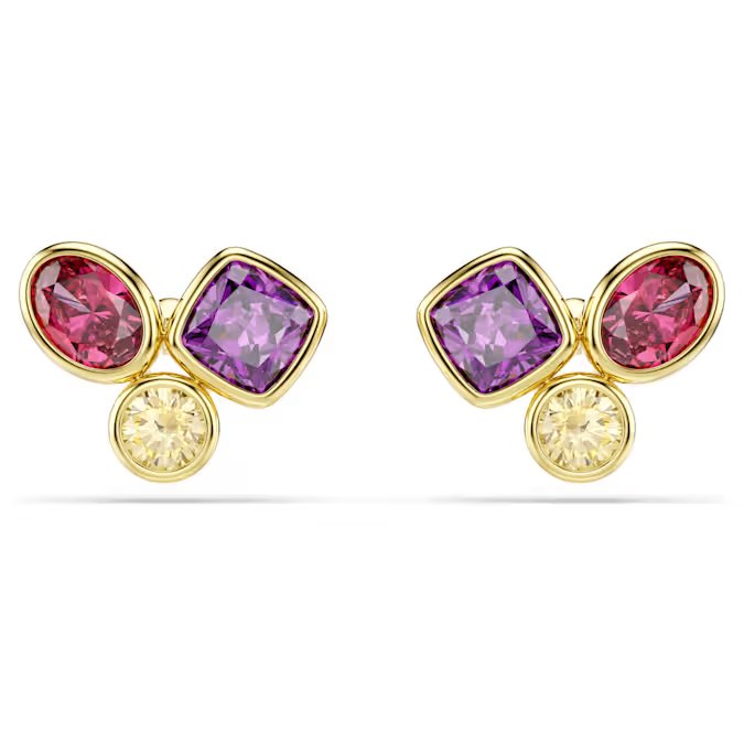 Met een trio van Swarovski Zirkonia aan elke kant zorgen deze vreugdevolle oorknoppen voor een eindeloos samenspel van licht en felle kleuren. Cre&euml;er uw eigen levendige combinaties met de bijpassende Imber-sieraden. Imber-sieraden vallen in elkaar als een regenbui van verschillende metalen, rijke texturen en kristallen. Een combinatie die een zacht vleugje licht toevoegt aan alles wat je draagt.

Artikelnr.: 5760019
Collectie:  Imber
Formaat: 1.3 x 1.6 cm
Materiaal:  18k gouden afwerking, Cubic zirconia
Kleur:  Meerkleurig
Gewicht (individueel product):  3.1 g