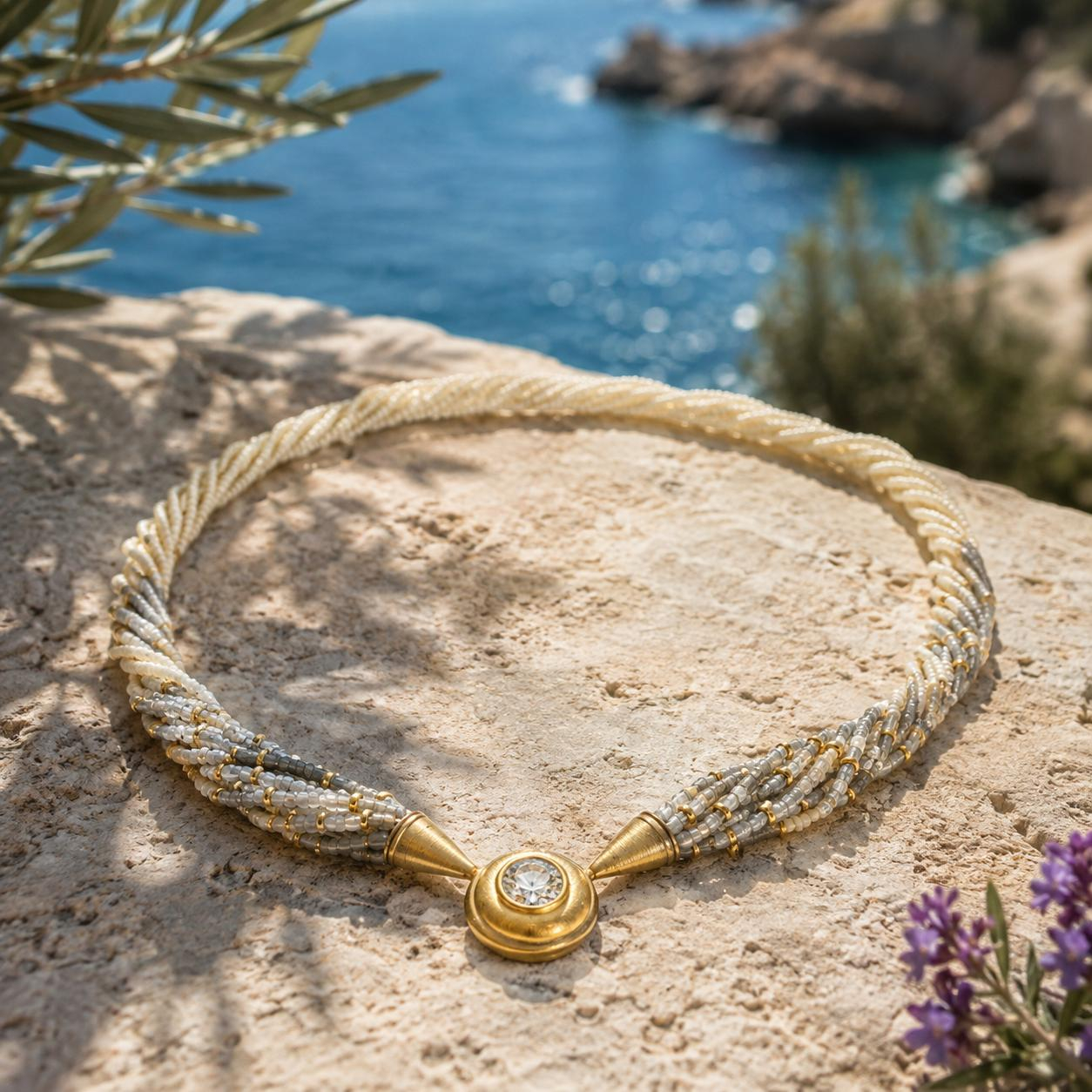 Das  DIAMANT/PERLCOLLIER/BRILL.1,3 CT. besteht aus einem eleganten Halsketten-Design mit funkelnden Diamanten und erlesenen Perlen. Perfekt f&uuml;r besondere Anl&auml;sse, verleiht es jedem Outfit einen Hauch von Luxus. Tragen Sie es, um Ihrem Look Eleganz und Raffinesse zu verleihen. Ideal in Kombination mit Abendgarderobe oder als Blickfang auf Events.
