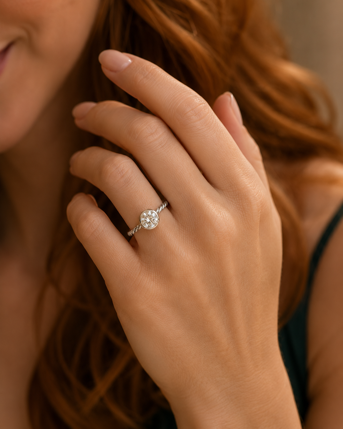 Der Ring in Au 750 WG  besticht durch seine edle Verarbeitung aus 18 Karat Wei&szlig;gold und einem Brillanten von 1,232 ct. Die elegante Gr&ouml;&szlig;e von 51 sowie das Gewicht von 3,4 g machen diesen Schmuck ideal f&uuml;r besondere Anl&auml;sse oder als luxuri&ouml;ses Geschenk. Perfekt zu Abend- oder Cocktailkleidung.