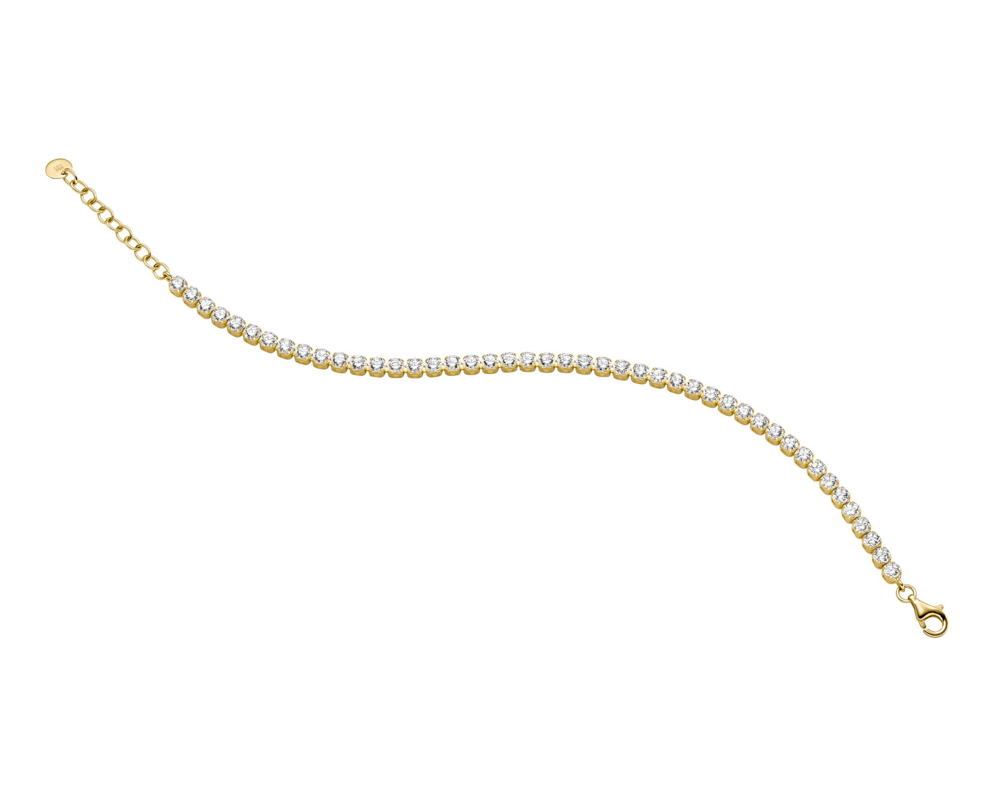 Das Armband Zirkonia Silber GP, Modellnummer 26-463, ist ein elegantes Schmuckst&uuml;ck, verziert mit funkelnden Zirkoniasteinen. Es geh&ouml;rt zur Kategorie Schmuck und ist ein wundersch&ouml;nes Armband. Tragen Sie es allein f&uuml;r einen subtilen Look oder kombinieren Sie es mit anderen Armb&auml;ndern f&uuml;r einen modischen Lagenlook. Perfekt f&uuml;r festliche Anl&auml;sse und allt&auml;glichen Glamour.