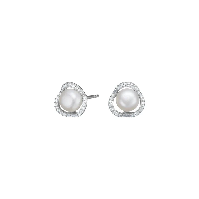 Diese rhodinierten Silber-Ohrstecker bieten zeitlose Eleganz und sind perfekt f&uuml;r jeden Anlass. Gefertigt aus hochwertigem 925er Silber, gl&auml;nzen sie besonders sch&ouml;n im Licht und sind &auml;u&szlig;erst langlebig. Ideale Wahl f&uuml;r einen stilvollen, minimalistischen Look. Tragen Sie sie t&auml;glich oder als dezentes Highlight zu besonderen Anl&auml;ssen.