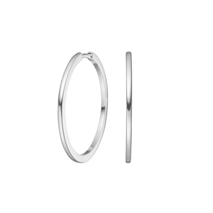 Entdecken Sie die Rhod. Silber Ohrringe JUNENOR 28mm. Diese neuen Creolen sind ideal f&uuml;r jeden Anlass und lassen sich perfekt mit weiteren Accessoires kombinieren. Sie strahlen Eleganz und Stil aus und sind der ideale Schmuck f&uuml;r stilvolle Auftritte. Tragen Sie sie solo oder in Kombination mit anderen Ohrringen, um ein modisches Statement zu setzen.