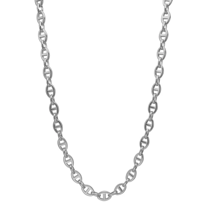 Die Stahl Halskette MARINA,  ist ein neues Schmuckst&uuml;ck f&uuml;r Ihre Kollektion. Als Halskette aus der Kategorie Schmuck verleiht sie jedem Outfit einen edlen Touch. Am besten tragen Sie sie als Blickfang zu einem schlichten Oberteil oder einem eleganten Abendkleid. Perfekt f&uuml;r jeden Anlass und Stil.