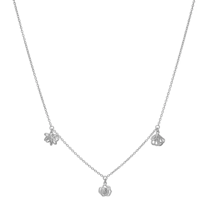 Die Rhd. Silber Halskette BLOSSOM52,  ist ein neues Schmuckst&uuml;ck ohne festgelegte Marke. Sie geh&ouml;rt zur Kategorie Schmuck und ist als Halskette klassifiziert. Tragen Sie diese elegante Halskette zu einem formellen oder l&auml;ssigen Outfit und verleihen Sie Ihrem Look subtilen Glanz und Raffinesse. Perfekt f&uuml;r jeden Anlass!