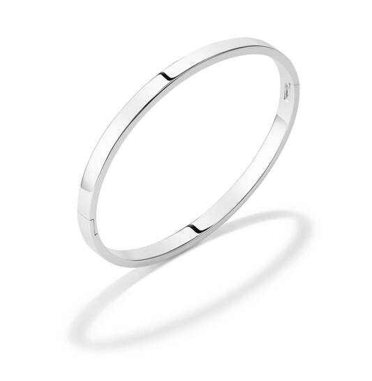 Huiscollectie - Zilveren bangle armband vierkant 5x60mm - 104.1158.05