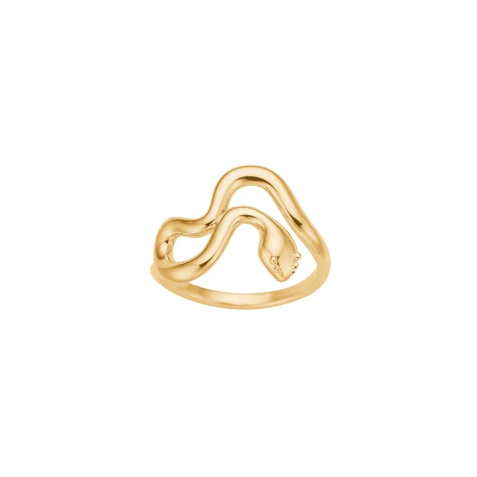 Der Verg. Silber Ring SNAKE ist ein moderner und stilvoller Schmuckring, gefertigt aus hochwertigem, vergoldetem Silber. Die Ringgr&ouml;&szlig;e betr&auml;gt 50. Der Ring ist ein brandneues Produkt, ideal f&uuml;r allt&auml;gliche Outfits oder elegante Anl&auml;sse. Am besten kombiniert man ihn mit schlichtem Schmuck, um seinen einzigartigen Schlangen-Design hervorzuheben.