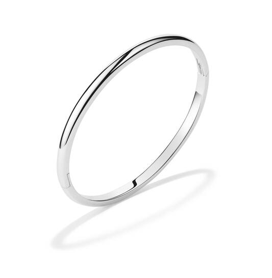 Huiscollectien - Zilveren bangle armband, 56mm ovaal 4mm - 104.1154.04