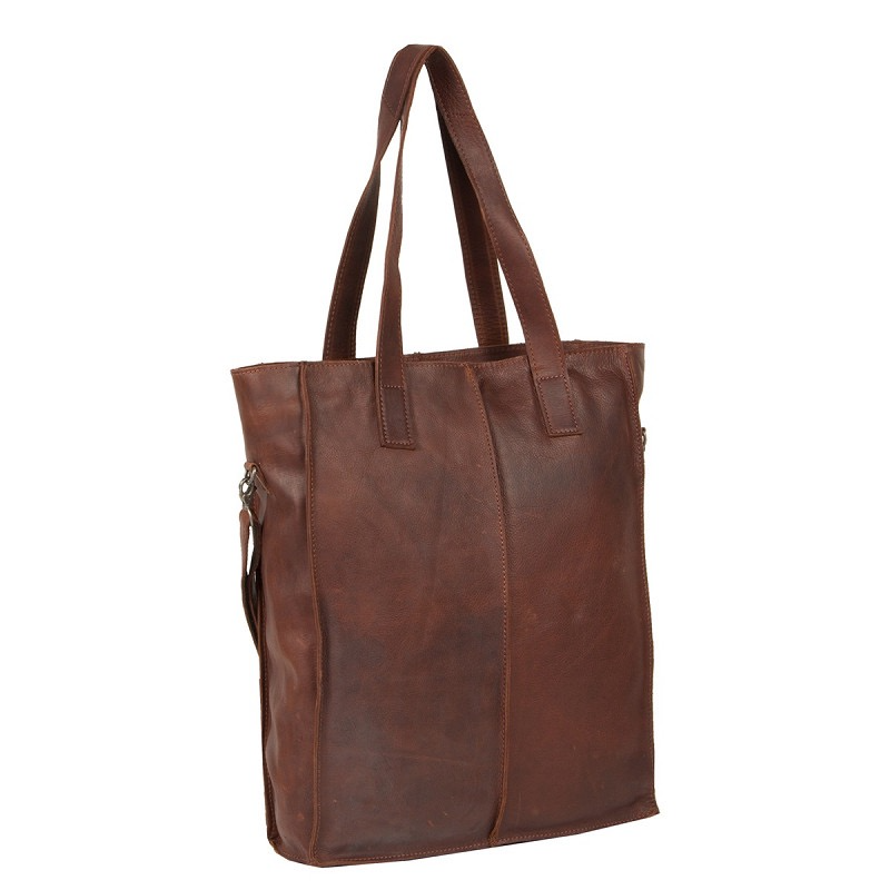 Deze Nynke Shopper laptop tas in de kleur Brown heeft een handig compartiment voor laptops tot 14 inch. Met een stijlvolle en functionele uitstraling is deze tas perfect voor werk of studie. Draag de tas over je schouder of in de hand voor een veelzijdige look. Kies voor comfort en stijl met deze tas van hoogwaardige kwaliteit.

Afmetingen:
Hoogte 41cm x breed 32cm X diep 11cm

32x11x41cm
Materiaal
100% leather