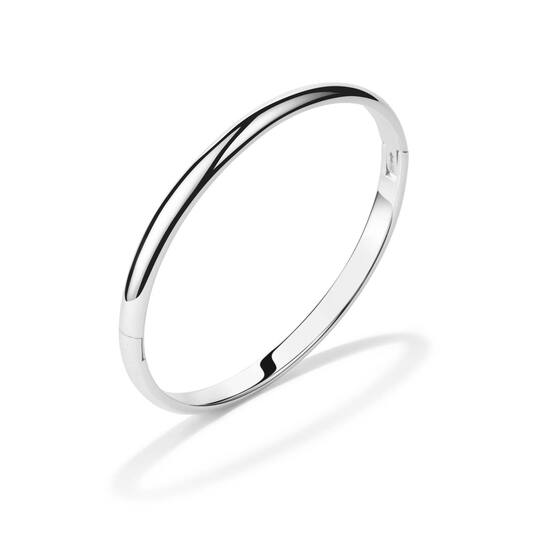 Huiscollectie - Zilveren bangle armband Small ovaal 6x56mm - 104.1154.06