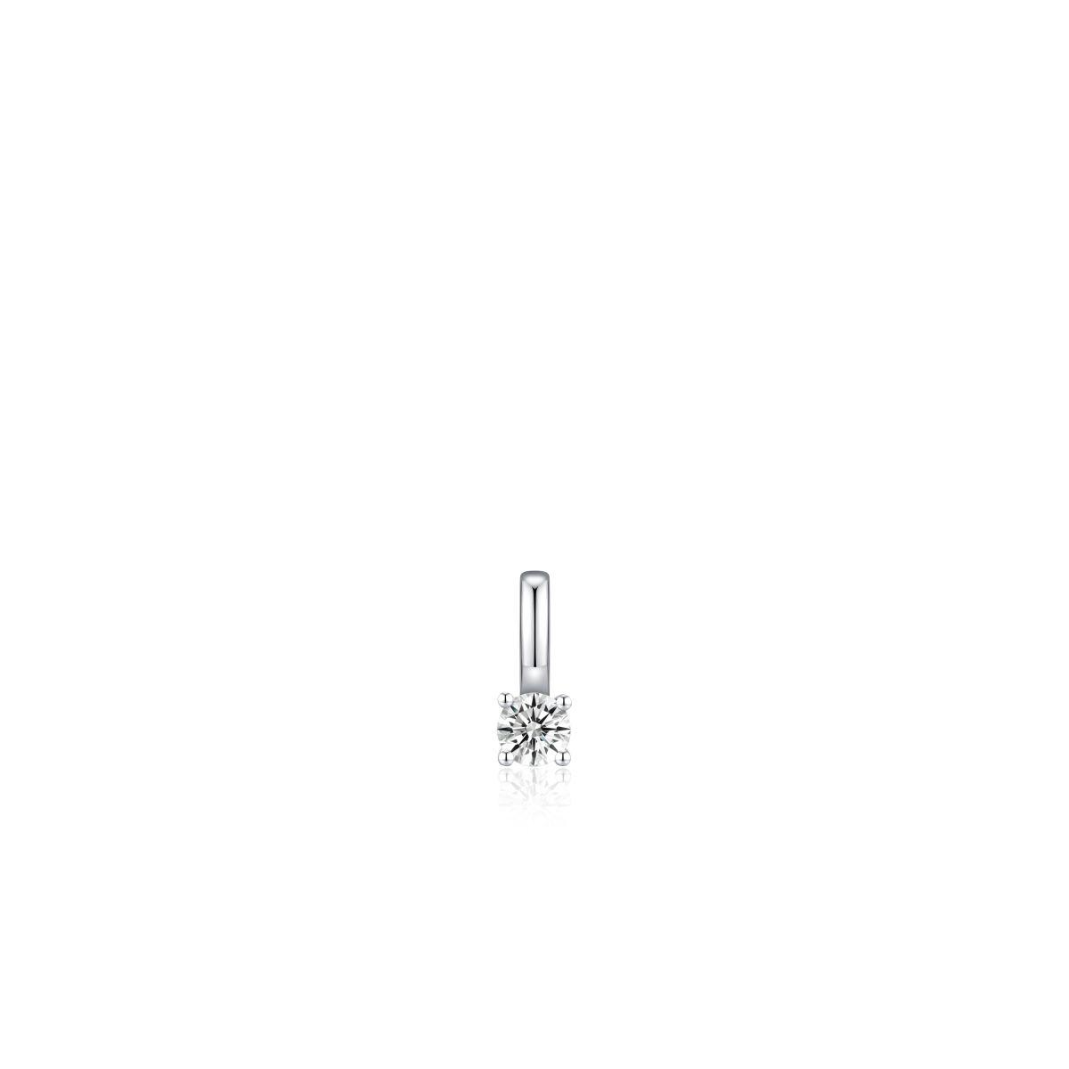 Gisser Jewels PL001/35 Hanger Zilver met Lab Grown Diamond