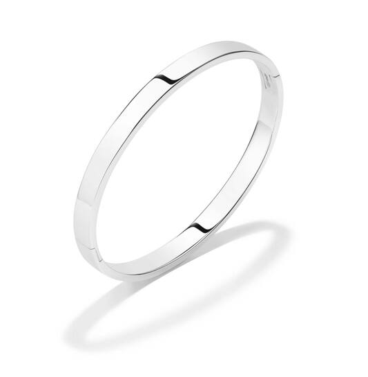 Huiscollectie - Zilveren bangle armband vierkant, 6x56mm - 104.1157.06