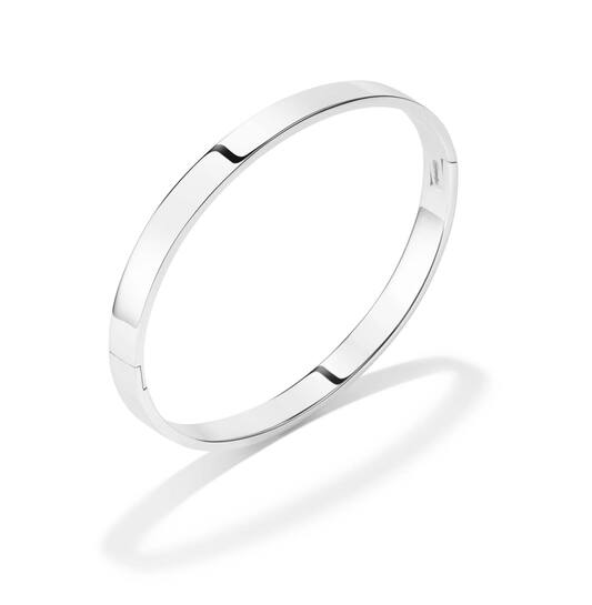 Huiscollectie - Zilveren bangle armband massief 7x60mm - 104.1158.07