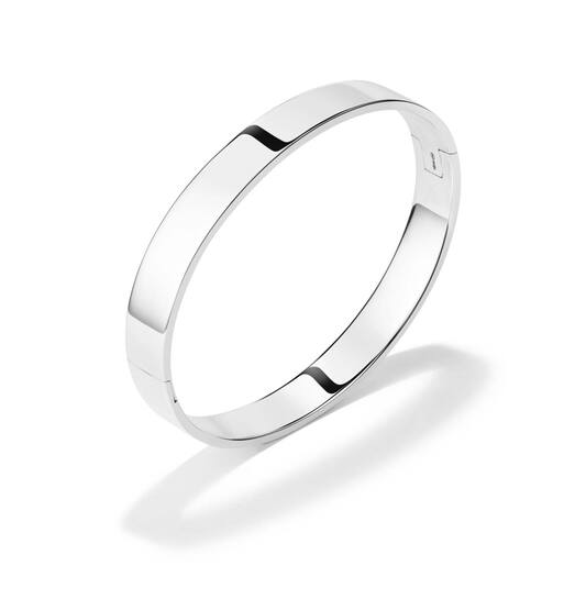 Huiscollectie - Zilveren bangle armband massief, 10x60mm - 104.1158.10