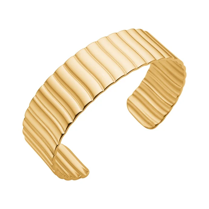 Der Stahl Armreif IP Gold VETO,  ist ein neues Schmuckst&uuml;ck, ideal als modisches Accessoire. Diese Sklavenarmband zeichnet sich durch seine elegante IP-Gold-Beschichtung aus und verleiht jedem Outfit einen Hauch von Luxus. Tragen Sie es alleine oder in Kombination mit anderen Armreifen f&uuml;r einen stylischen Look. Perfekt f&uuml;r jeden Anlass!