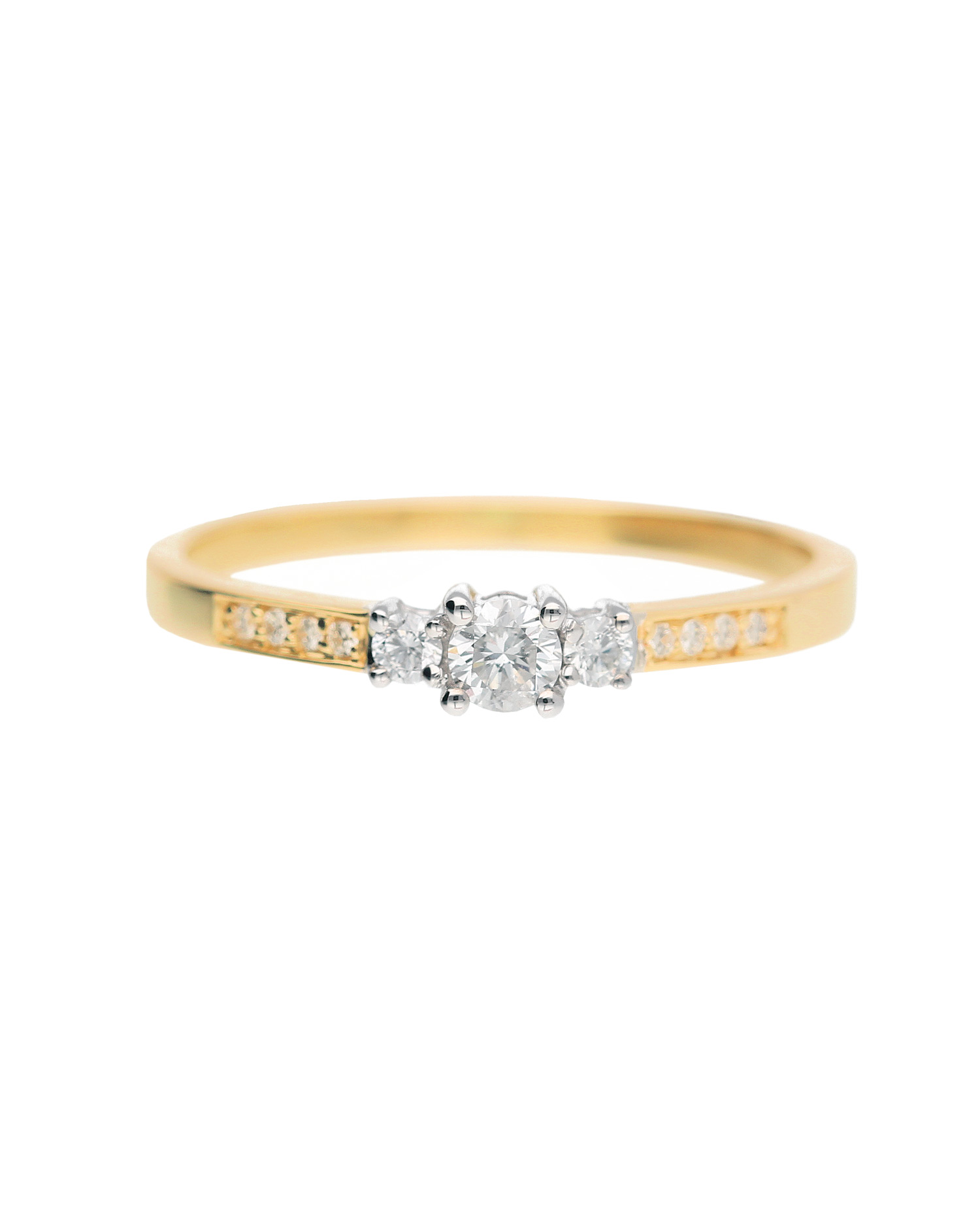 Der Ring Gold 585 Dia. Weihnachtsprospekt 2026, Modellnummer ARI1056/54, ist ein eleganter Verlobungsring aus 585er Gold und besetzt mit Diamanten. Er eignet sich perfekt f&uuml;r den besonderen Moment des Antrags. Am besten wird er allein getragen, um seine Sch&ouml;nheit voll zur Geltung zu bringen. Ein zeitloses Schmuckst&uuml;ck f&uuml;r besondere Anl&auml;sse.