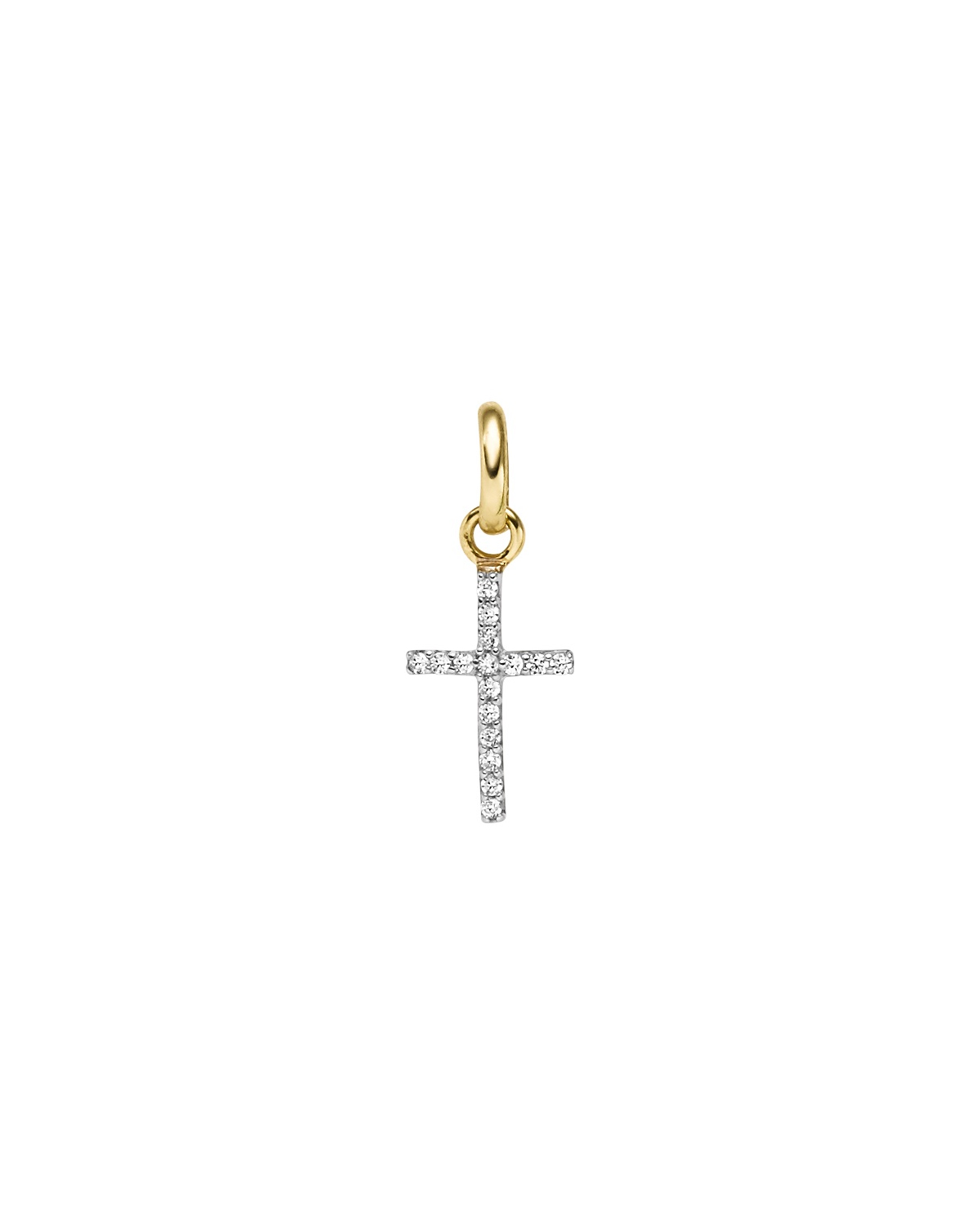 Das Produkt Kreuz Gold 333 Zirkonia mit der Modellnummer 26-435 ist ein eleganter Anh&auml;nger aus hochwertigem Gold 333 und funkelndem Zirkonia. Es geh&ouml;rt zur Kategorie "Schmuck" und ist als "Zirkonia-Anh&auml;nger" klassifiziert. Dieser Anh&auml;nger ist ideal in Kombination mit einer feinen Goldkette und passt perfekt zu festlichen Anl&auml;ssen und eleganter Abendgarderobe.