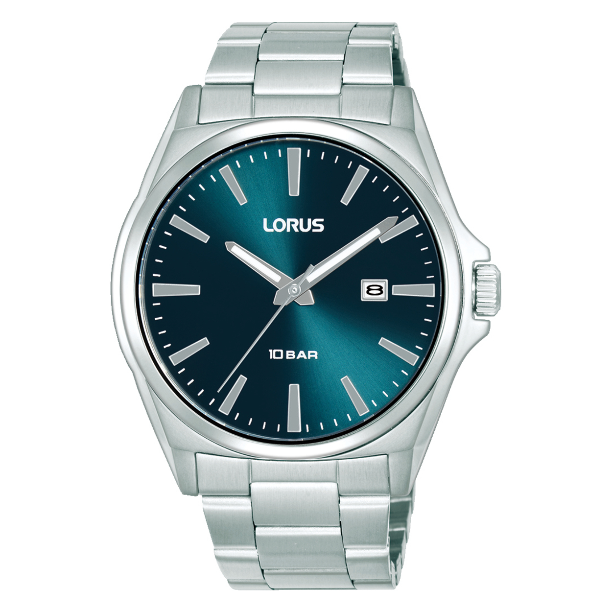 De LORUS herenhorloge met modelnummer RH947SX9 heeft een metalen kast, een zilverkleurige armband, en een diameter van 42 mm. Dit polshorloge heeft een datumfunctie. Het beste te dragen bij formele of zakelijke gelegenheden door zijn elegante uitstraling. Perfect voor stijlvolle gelegenheden en dagelijkse draagcomfort.