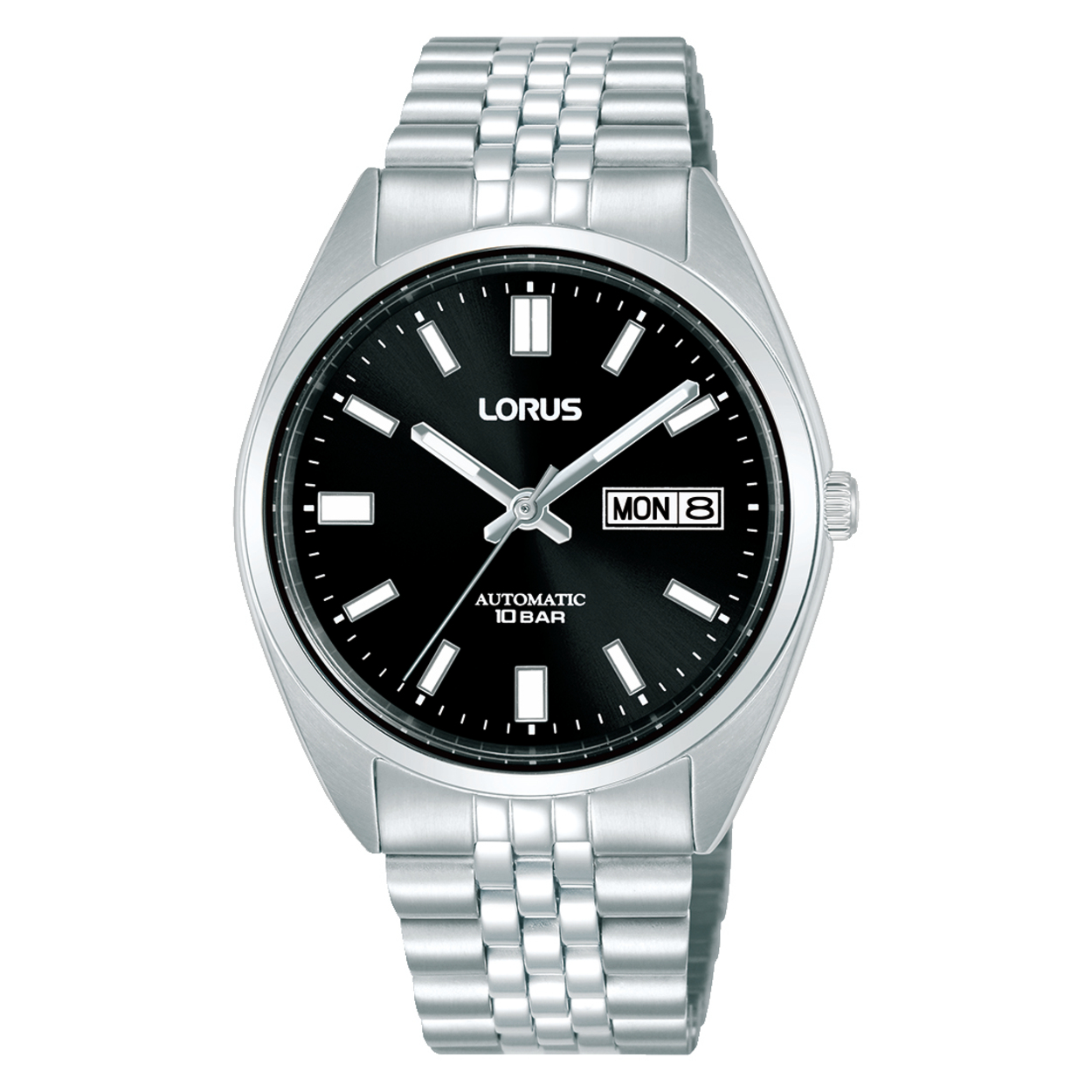 De LORUS MENS AUTO SS B, modelnummer RL427CX9, is een stijlvol herenhorloge van het merk Lorus. Eigenschappen zijn automatische uurwerk, roestvrijstalen kast en waterbestendigheid. Combineer het met formele of casual kledingstijlen voor elke gelegenheid en versterk uw persoonlijke uitstraling. Dit horloge biedt zowel functionaliteit als elegantie voor de moderne man.