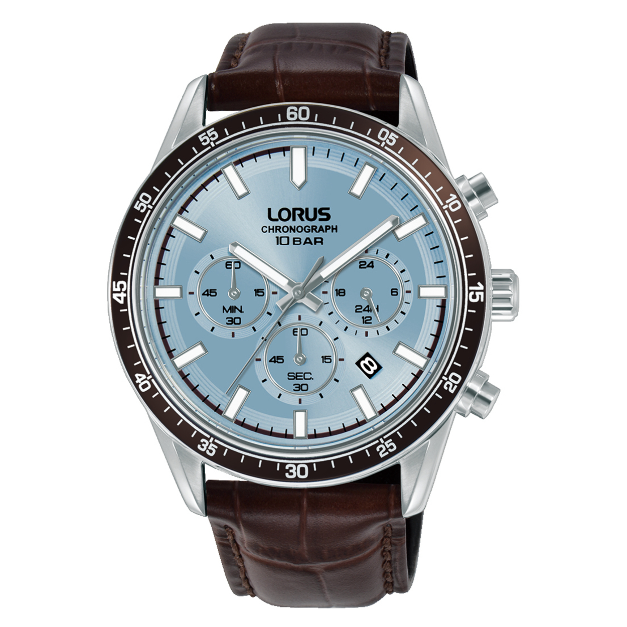 De LORUS MENS CHRONOGRA horloge, modelnummer RT351LX9, heeft een metalen horlogekast, een bruine band, en is een polshorloge met datumfunctie. Met een formaat van 22 is het ideaal voor dagelijks gebruik. Combineer het met casual of zakelijke outfits voor een stijlvolle en functionele look. Perfect voor elke gelegenheid!