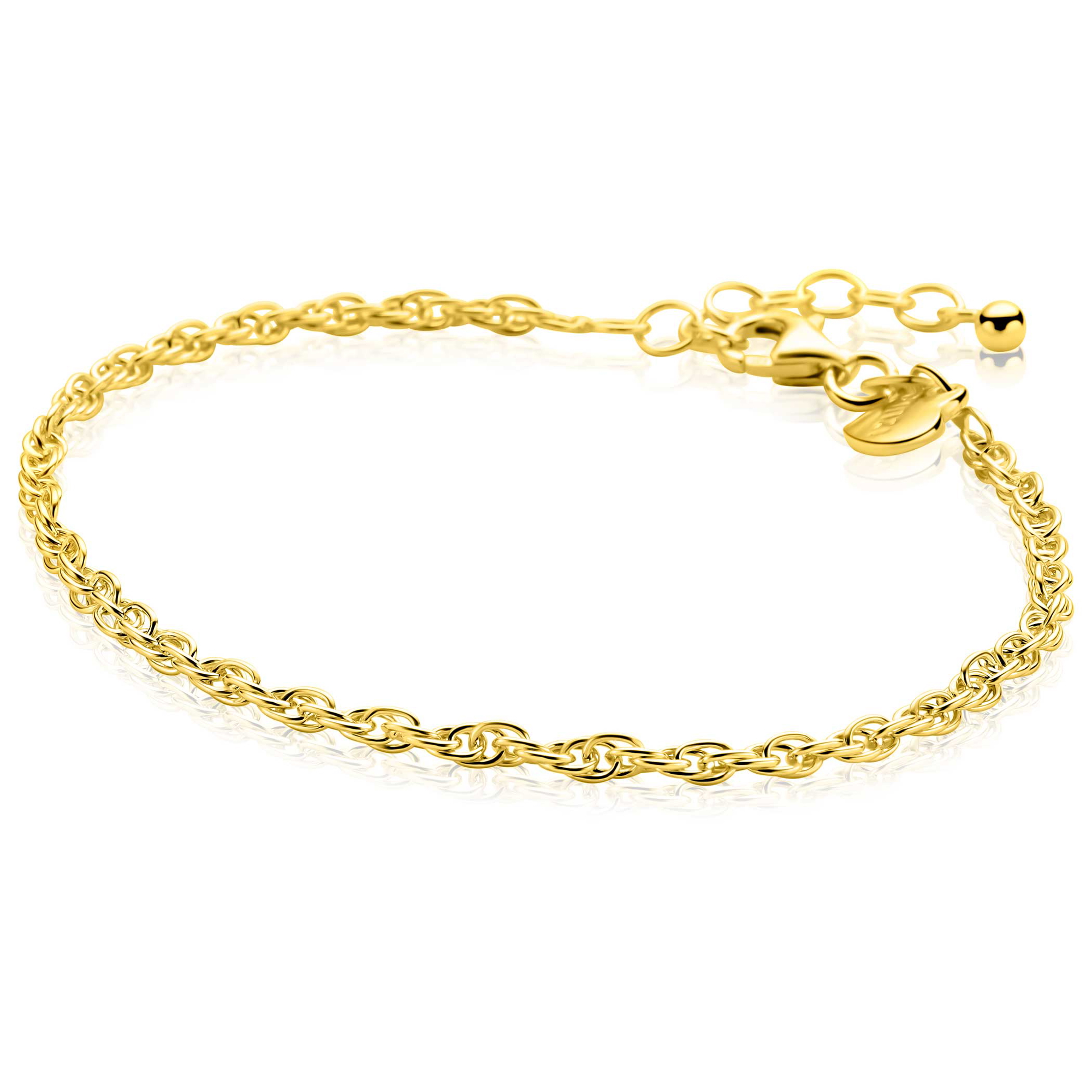 ZINZI zlver vergulde armband ZIA2844G, fantasie
