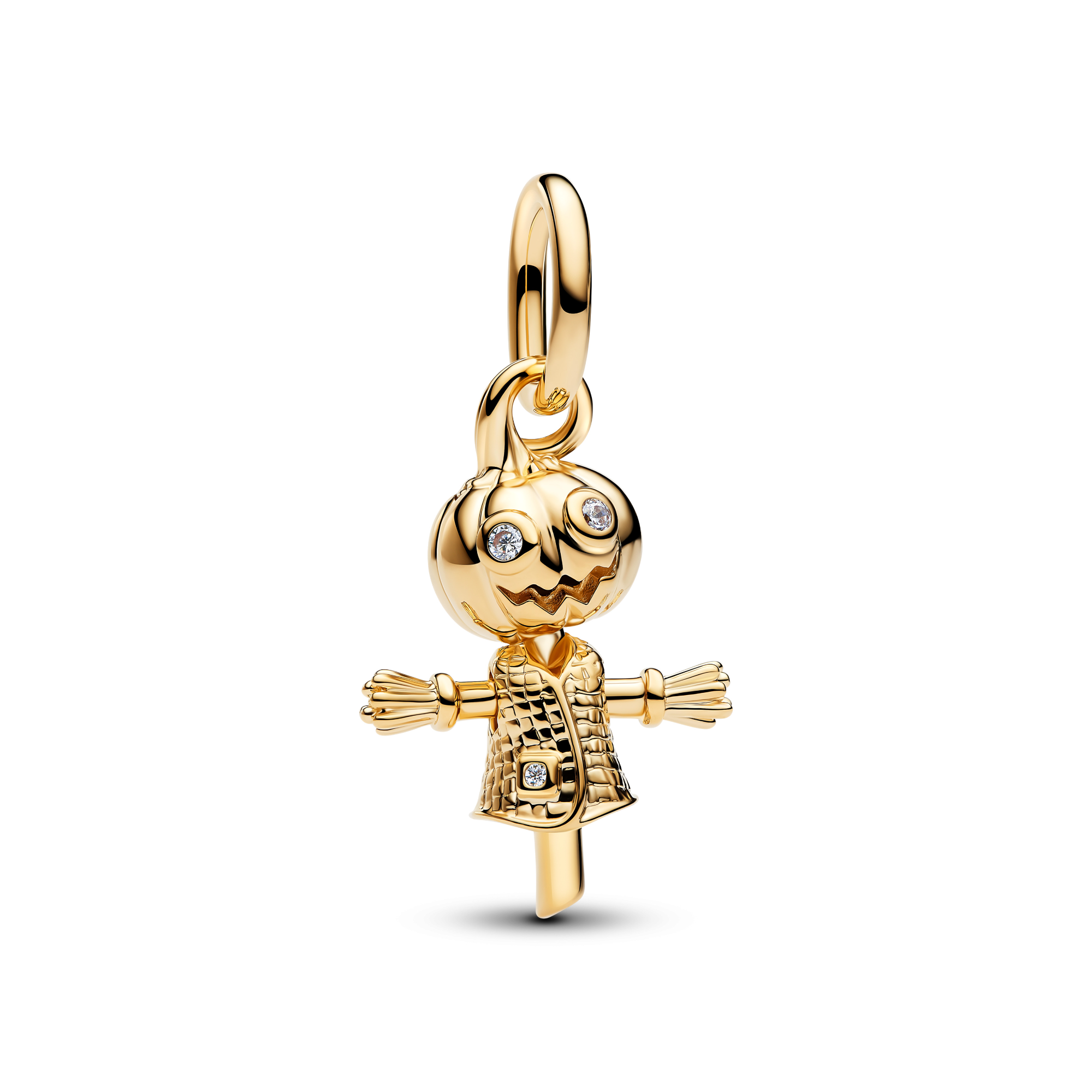 Pandora - Shine, pumpkin scarecrow onedel, verguld, bezet met zirconia - 764770C01