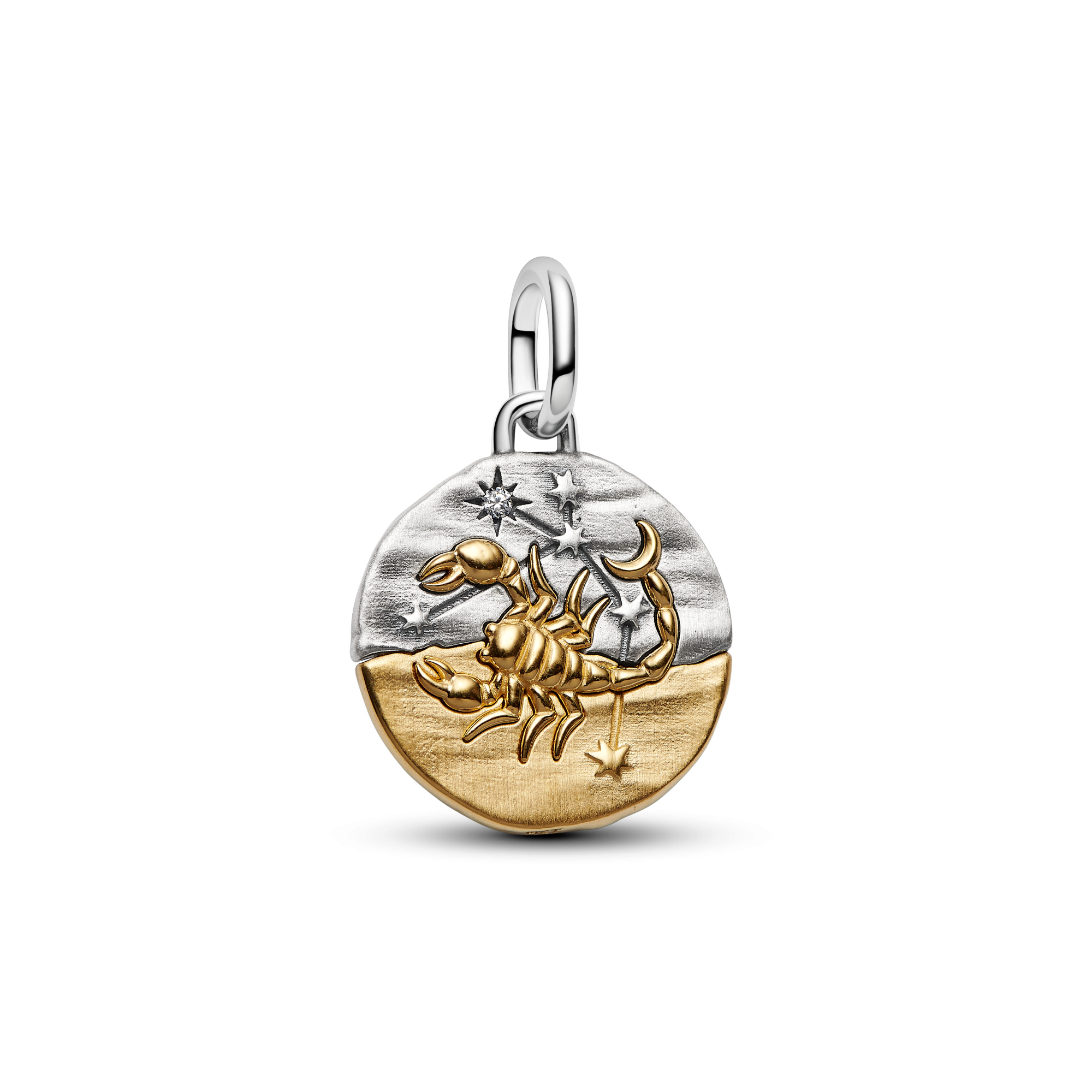 Pandora - Zilveren Zodiac bedel, deels verguld, Scorpius / Schorpioen - 764985C01