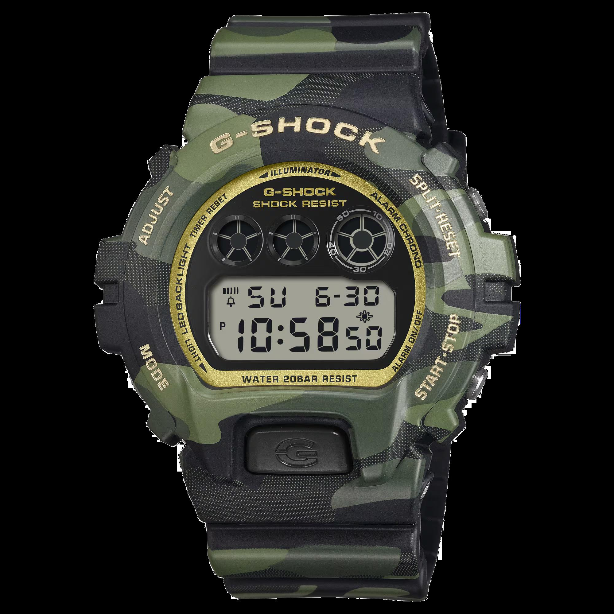 CASIO in camo kleur digitaal dw-6900cmg-3er