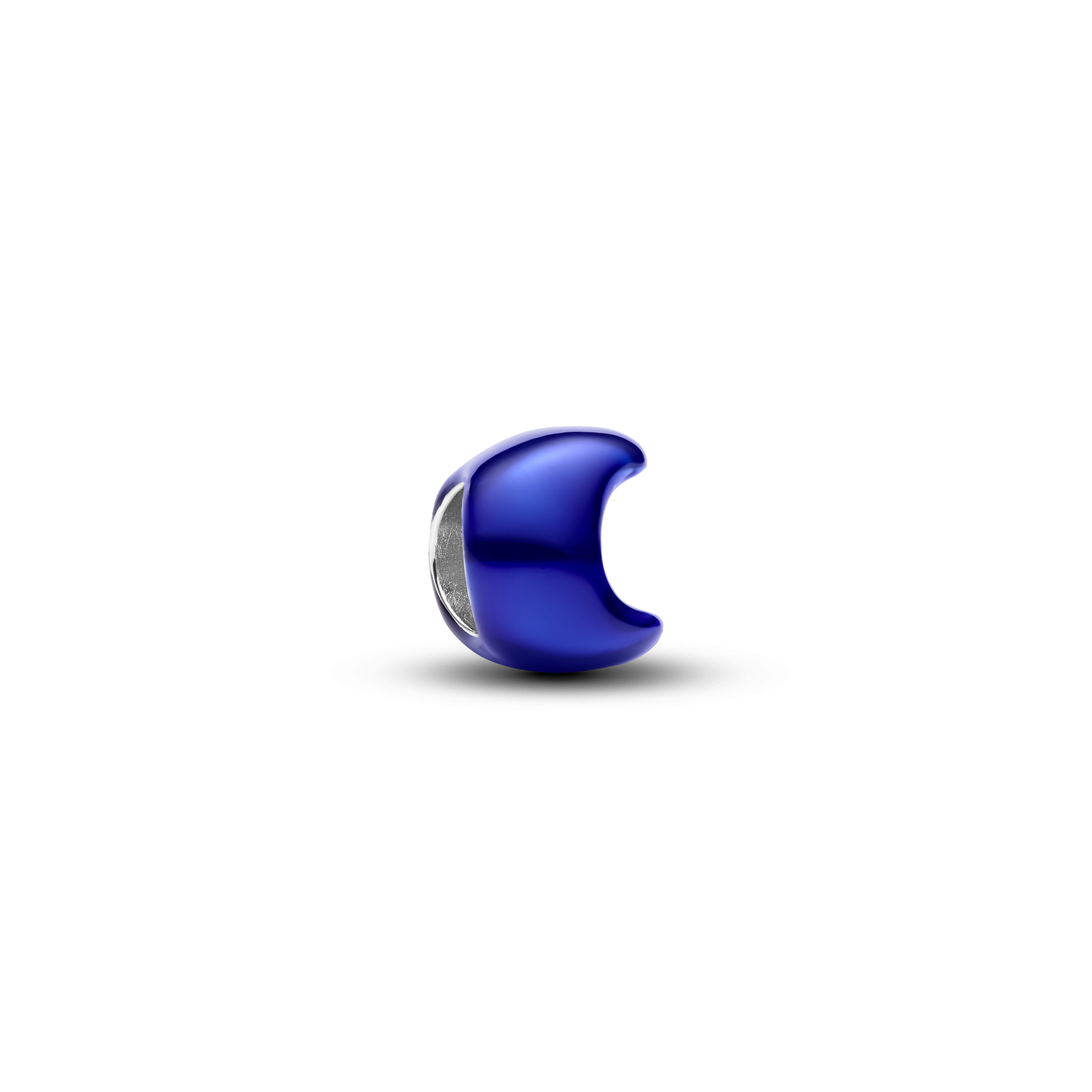 Pandora - Zilveren bedel blauwe mini maan met emaille- 794784C01