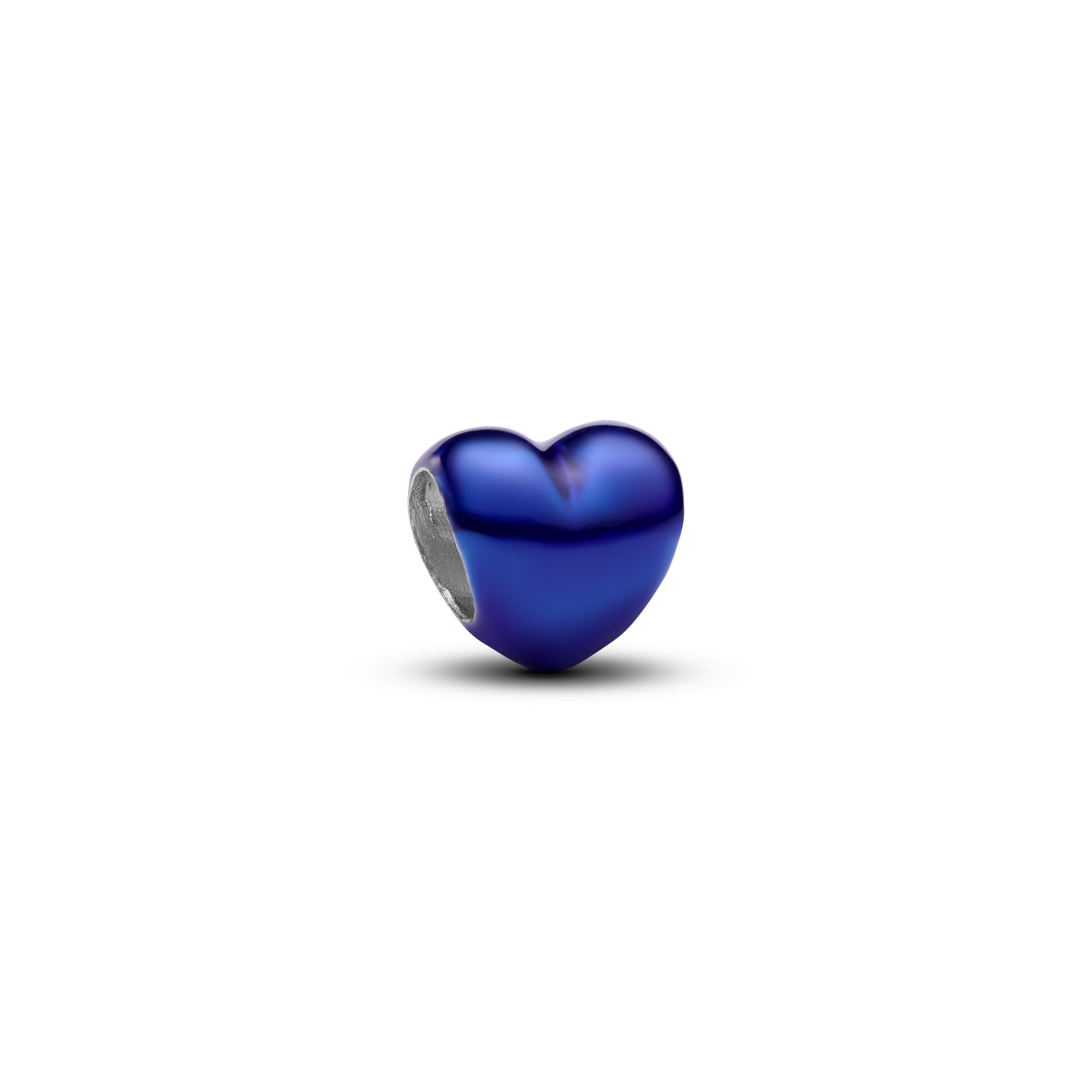Pandora - Zilveren bedel blauw mini hartje met emaille - 794785C02