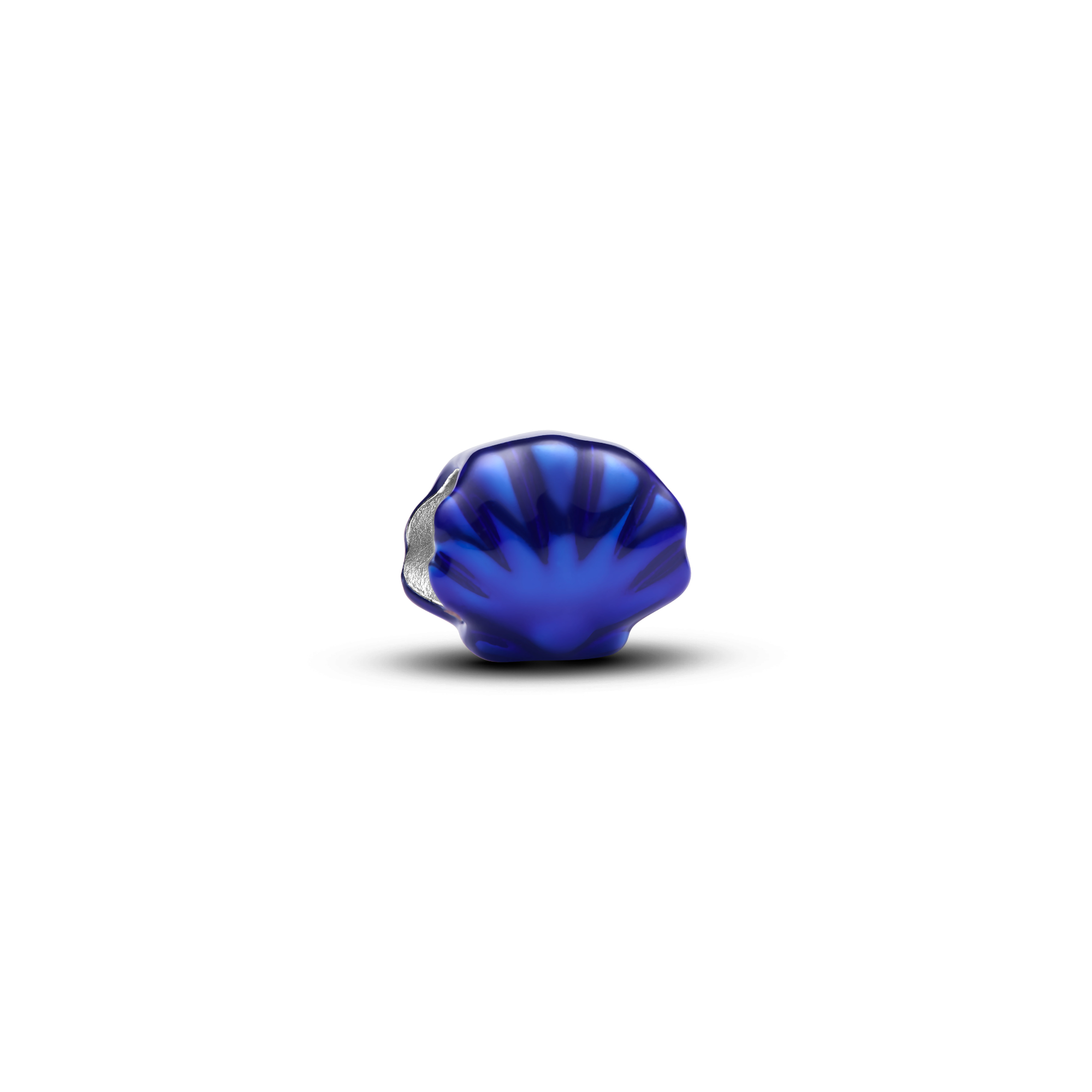 Pandora - Zilveren bedel st. Jacobs schelp met blauw emaille - 794898C01