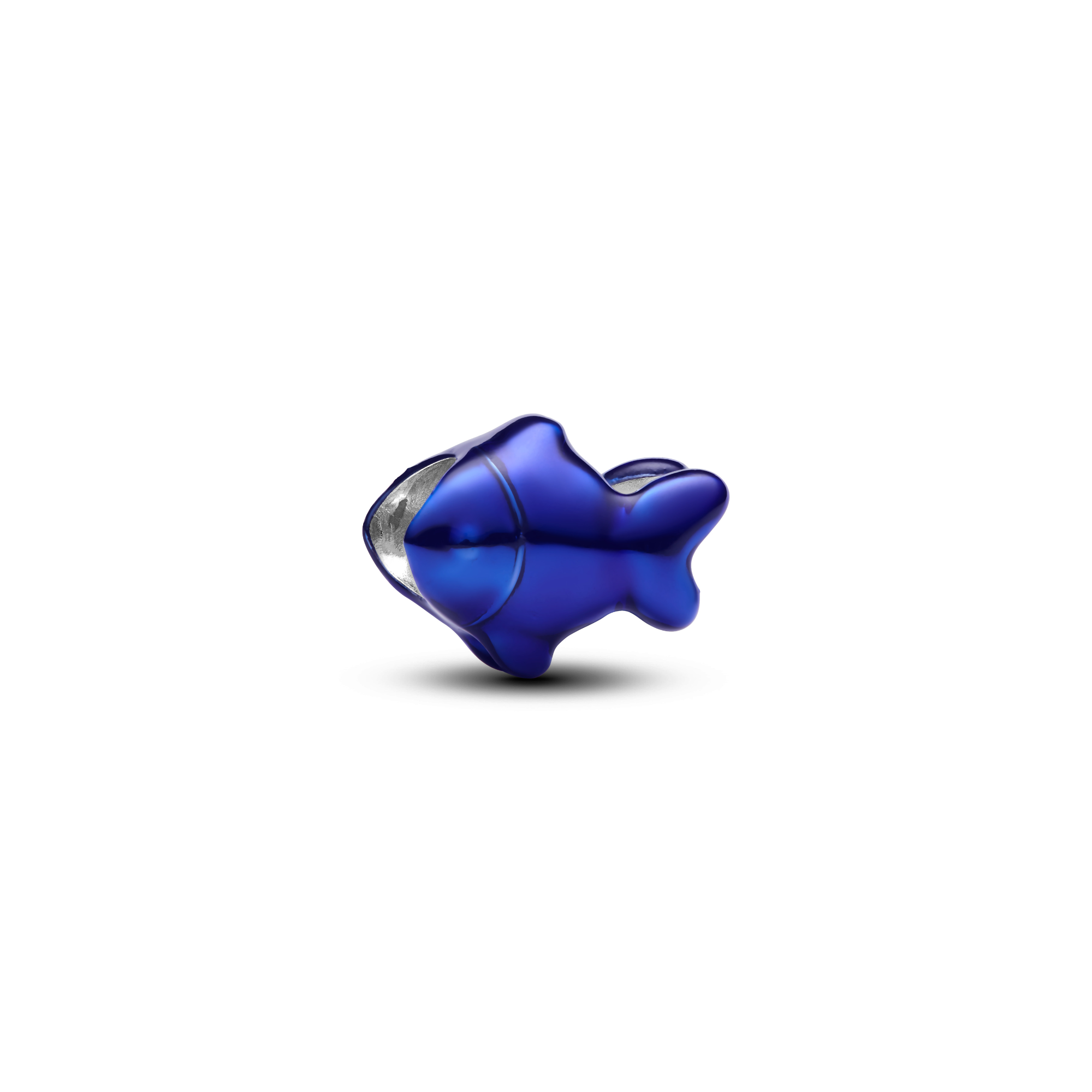Pandora - Zilveren bedel visje met blauw emaille - 794899C01