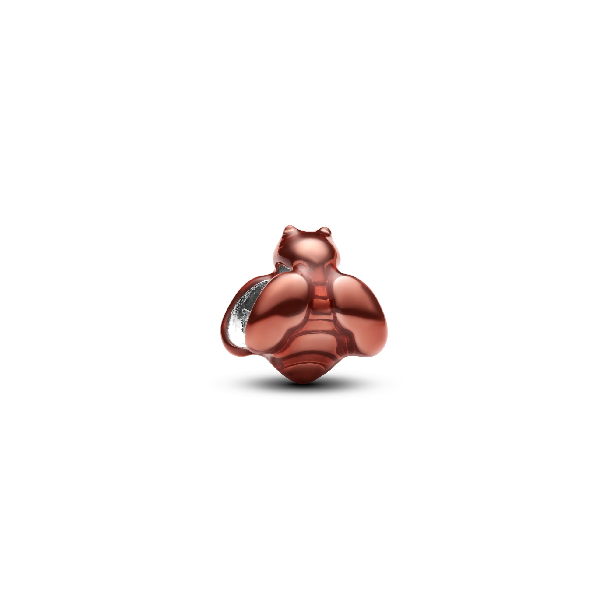 Pandora - Zilveren bedel bij met oranje emaille - 794903C01