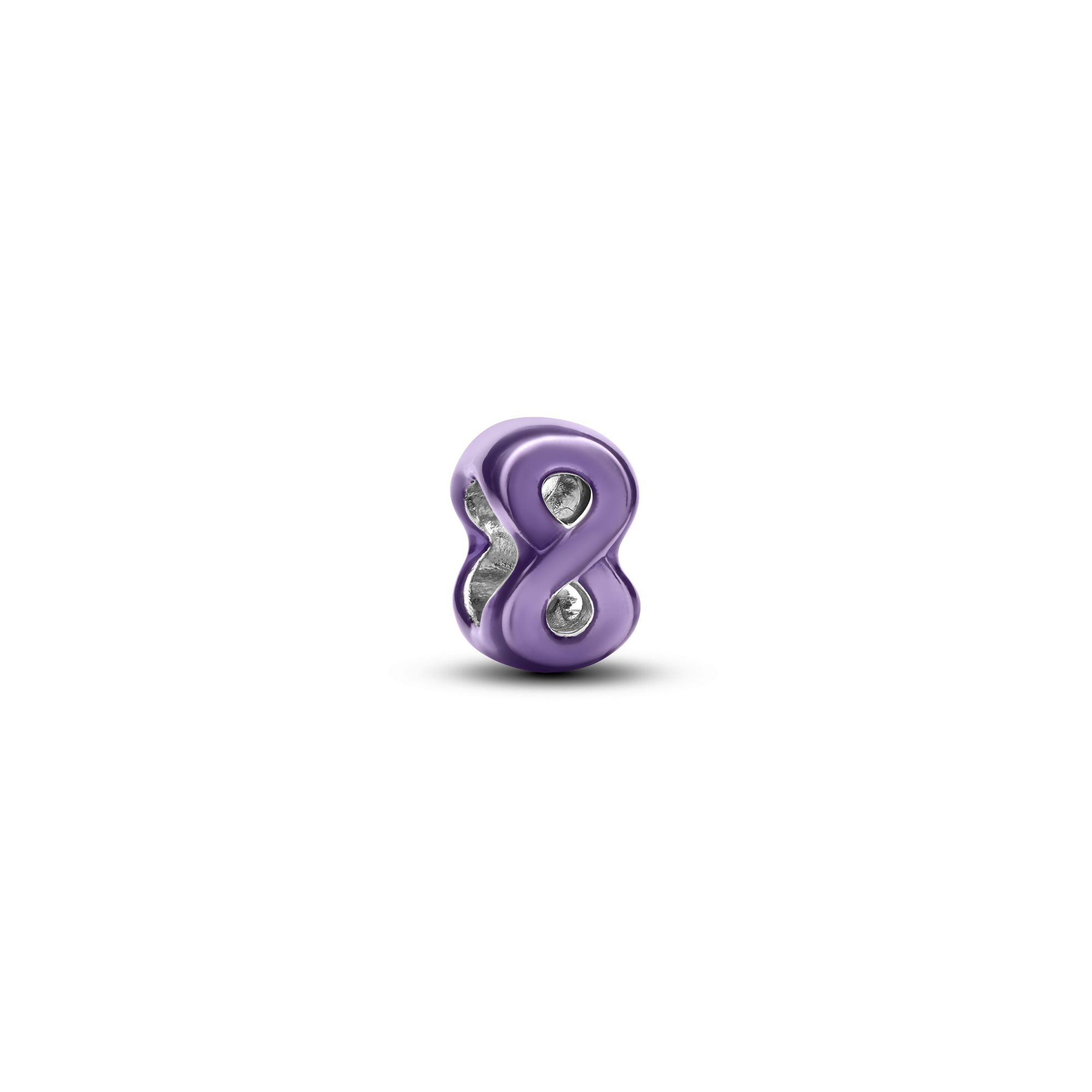 Pandora - Zilveren bedel infinity met paarse emaille - 794909C01