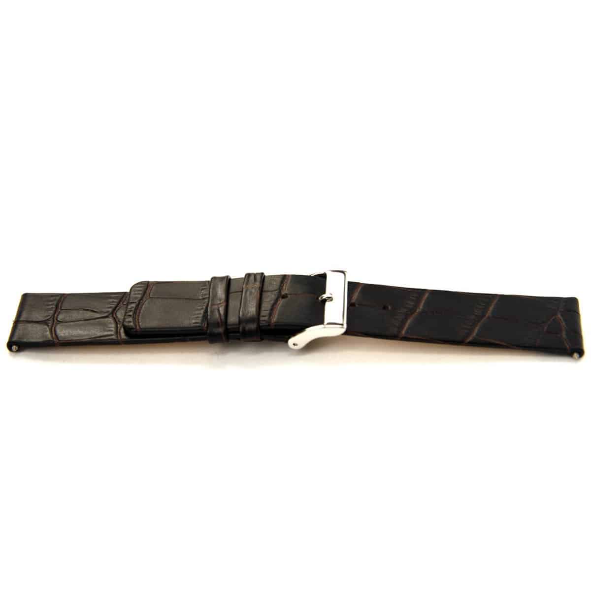 Kalfslederen horlogeband donker bruin J53/ANA81, glad en ongestikt .
Kleur band: Donker bruin
Band dikte: 2.2mm
Band lengte: 75/115mm
Band breedte: 20mm
Gesp: Edelstaal
Bekleding binnenband: Nubuck
Gestikt: Nee
Pushpin: Inclusief
Waterproef: Nee
NFC Chip: Nee
Hypo-allergeen: Ja
EAN: 4782586371359