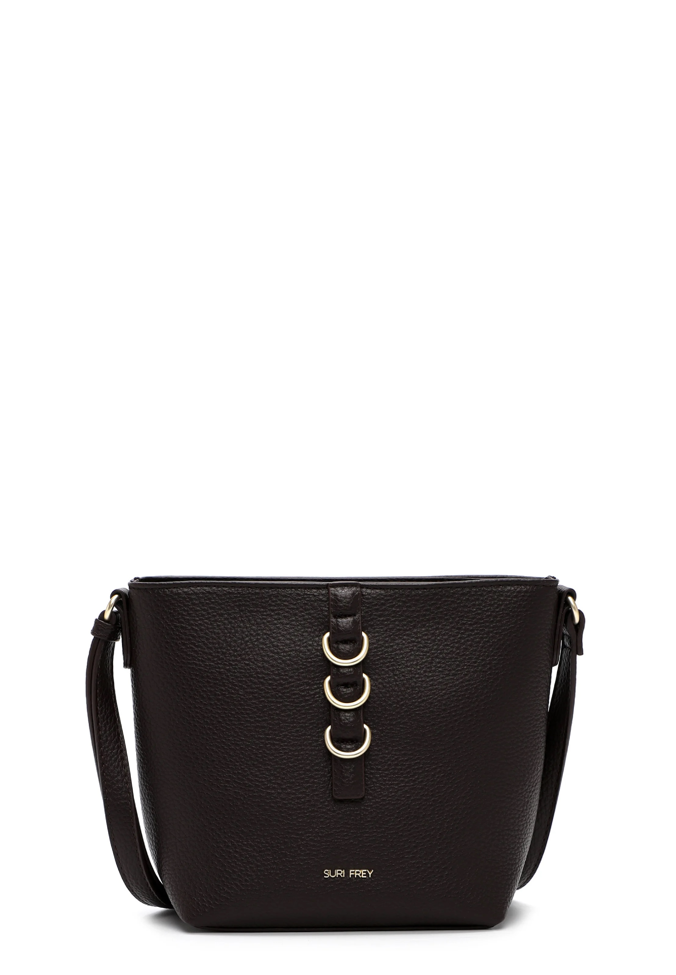 SURI FREY SFY Thessy Crossbody Bag &ndash; stijlvol, praktisch en overzichtelijk
De SURI FREY SFY Thessy Crossbody Bag is een stijlvolle en praktische tas voor iedere dag. Het moderne design combineert een compacte, eigentijdse uitstraling met een slimme indeling. Zo heb je je belangrijkste spullen altijd dichtbij en gemakkelijk binnen handbereik.
Modern design met urban karakter
De SFY Thessy heeft een rustige en moderne uitstraling die moeiteloos past bij verschillende outfits. De herkenbare SURI FREY-logopatch geeft de tas een opvallend accent en benadrukt het eigentijdse, urban karakter.
Comfortabel te dragen
Dankzij de verstelbare schouderband draag je de SFY Thessy comfortabel over de schouder of crossbody. De tas blijft prettig dicht bij het lichaam en is ideaal voor een actieve dag waarop je je handen vrij wilt houden.
Slim en overzichtelijk ingedeeld
Het interieur is ontworpen voor dagelijks gemak. Dankzij de praktische binnenvakken kun je je essentials overzichtelijk opbergen en snel terugvinden.
Ook aan de buitenkant biedt de tas extra opbergruimte. De buitenvakken zijn ideaal voor spullen die je regelmatig nodig hebt en direct bij de hand wilt hebben.
Veilig &eacute;n praktisch
Het hoofdvak is voorzien van een ritssluiting, zodat je persoonlijke spullen veilig opgeborgen blijven. Het extra achtervak biedt directe toegang tot kleinere essentials, zoals je telefoon of sleutels.
Diervrije materialen
SURI FREY staat voor modern design, strakke lijnen en bewust gekozen materialen. De SFY Thessy combineert diervrije materialen met een eigentijdse uitstraling en praktisch dagelijks gebruik. Een stijlvolle crossbody tas die perfect aansluit bij een actieve en moderne levensstijl.
Productdetails
Merk: SURI FREY
Model: SFY Thessy Crossbody Bag
Lengte: 11 cm
Breedte: 27 cm
Hoogte: 20,5 cm
Draagwijze: crossbody / over de schouder
Sluiting: ritssluiting
Indeling: hoofdvak, binnenvakken, buitenvakken en achtervak
Materiaal: diervrije materialen